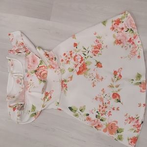 Children place little girls dress